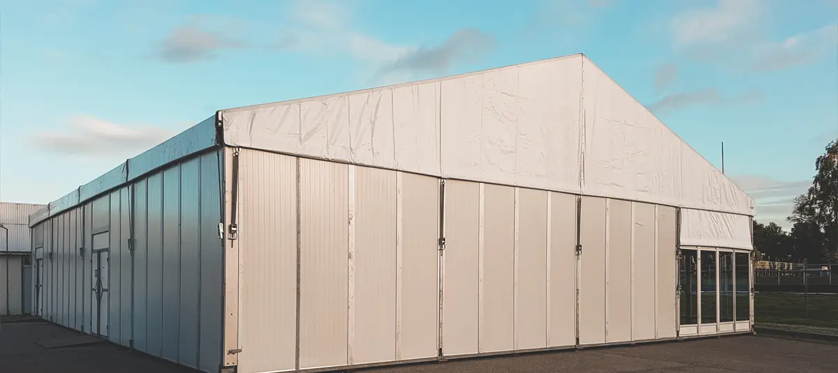 Tijdelijke opslag bij GBS Tenten