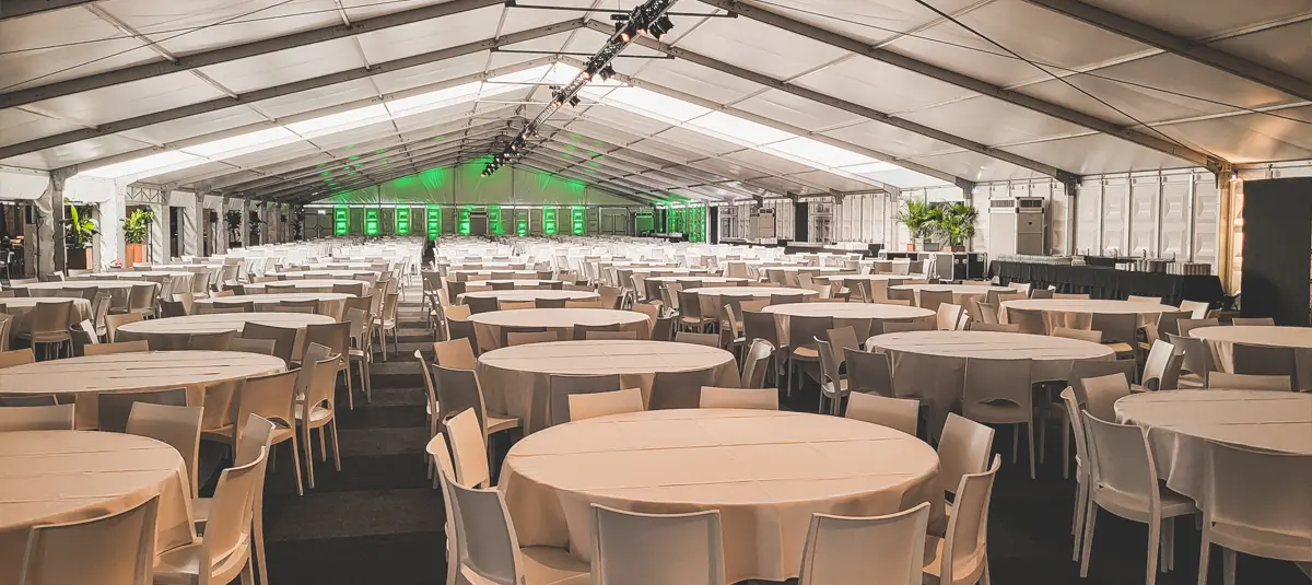 Tenten voor vakbeurzen bij GBS Tenten