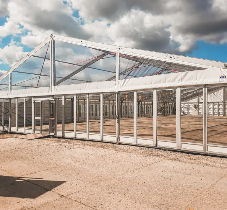 Tentoonstelling tenten van GBS Tenten